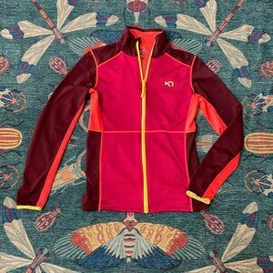 Kari Traa Women's Long Sleeve Top - Pink and Red